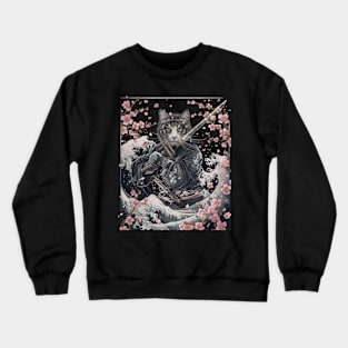 Cat Ninja Secrets Stealthy Strike Crewneck Sweatshirt